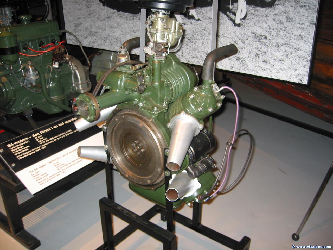 An early Volvo 6cyl car engine, the 3.3l 65hp EB